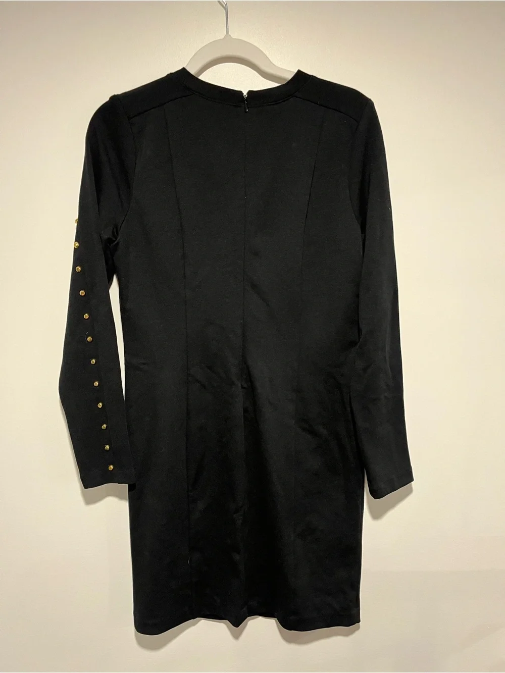 Michael Kors Black Stud-Detail Mini Dress